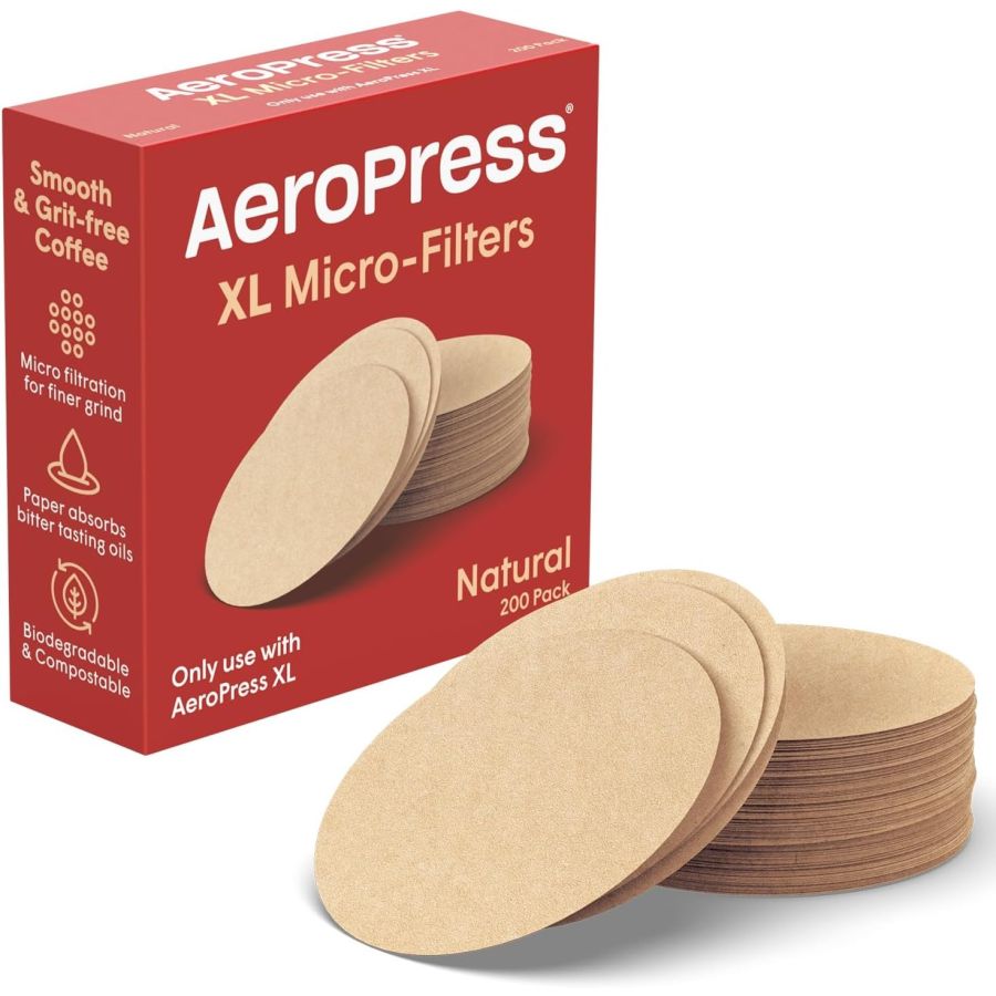 AeroPress XL Natural Micro-Filters filterpapir 200 stk.