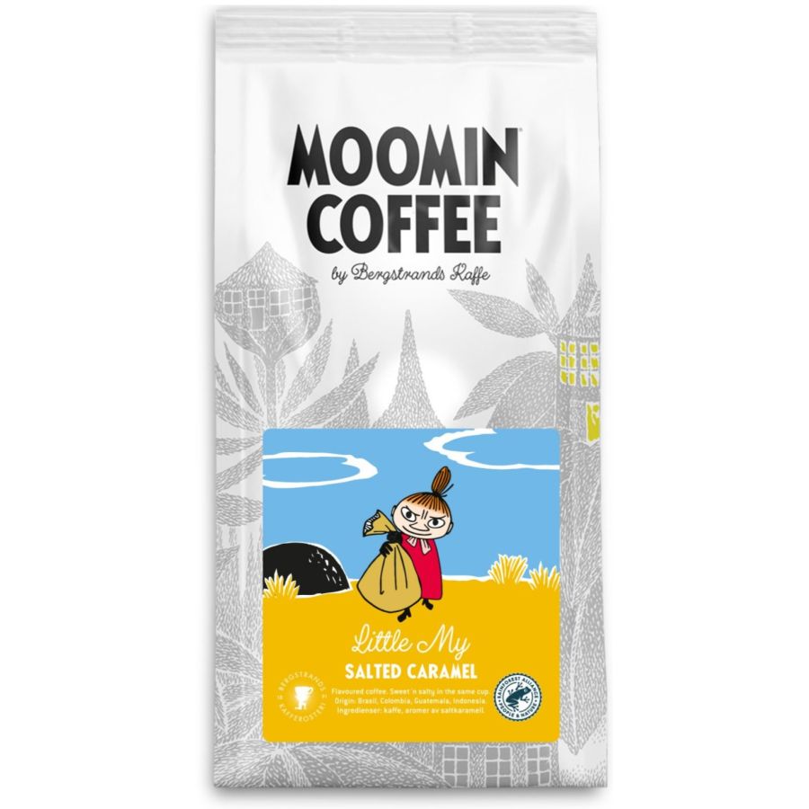 Bergstrands Moomin Little My Salted Caramel smagsat kaffe 250 g malet