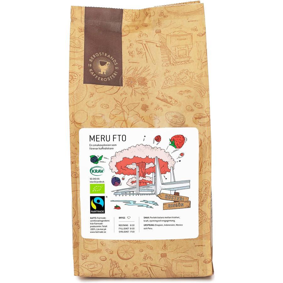 Bergstrands Meru FTO 1 kg Coffee Beans