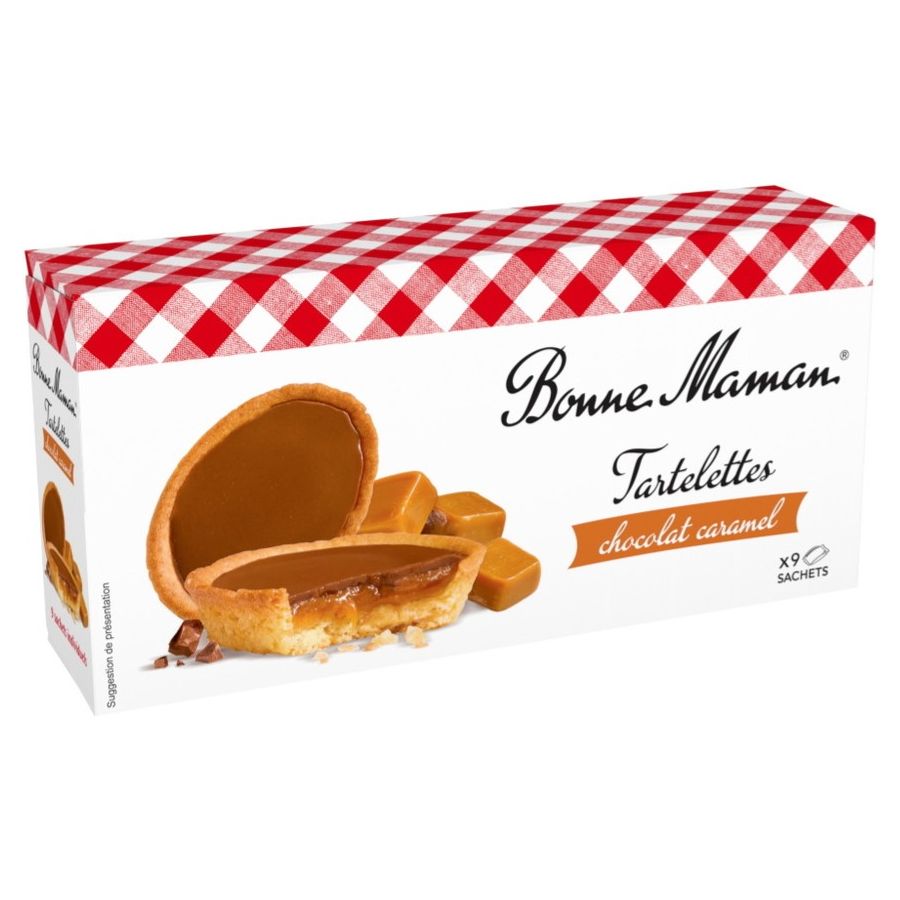 Bonne Maman chokolade-karameltarteletter 135 g