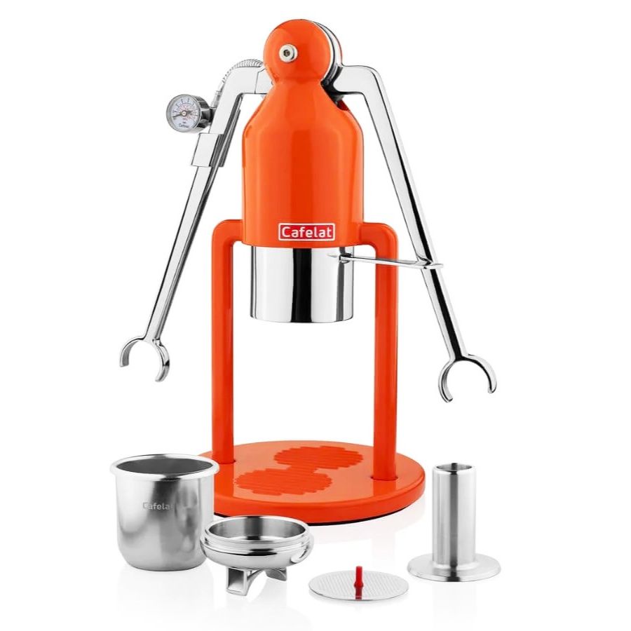 Cafelat Robot Barista manuel espressomaskine, orange