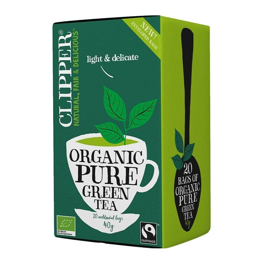 Clipper Organic Pure Green Tea 20 teposer