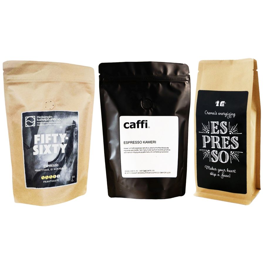 Mikroristeri finske espressokaffe 3 x 250 g