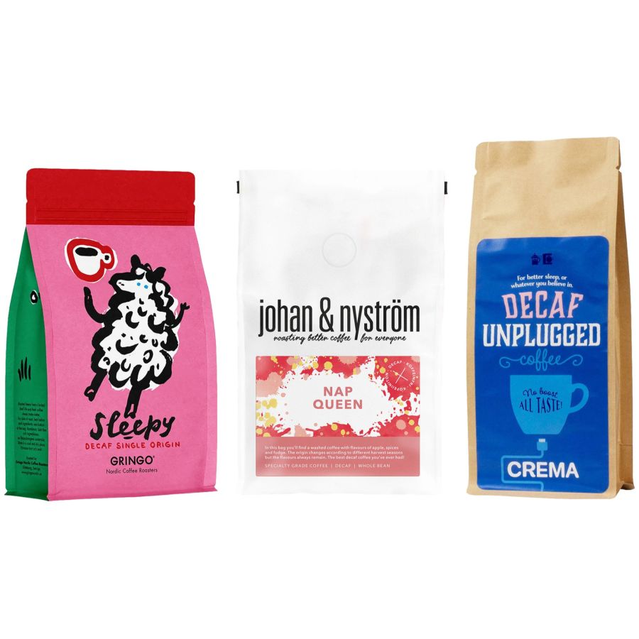 Mikro Risteri - koffeinfrie kaffer 3 x 250 g kaffebønner