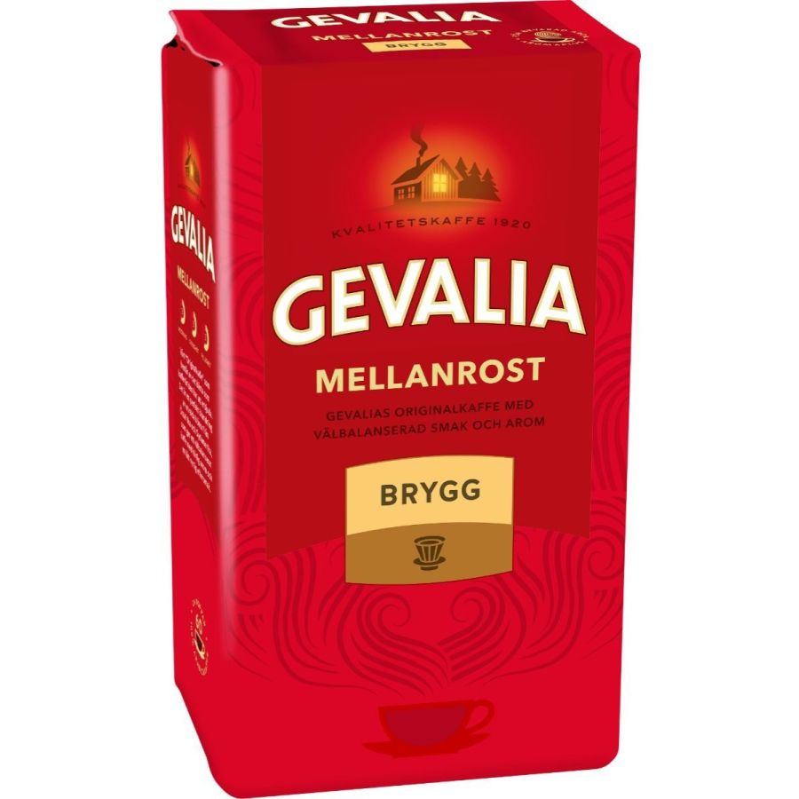 Gevalia Mellanrost Brygg Brew Coffee 450 g Ground