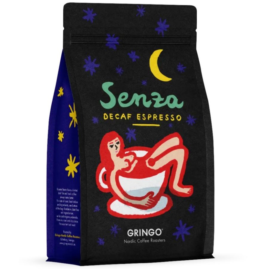 Gringo Nordic Senza koffeinfri espresso 500 g kaffebønner