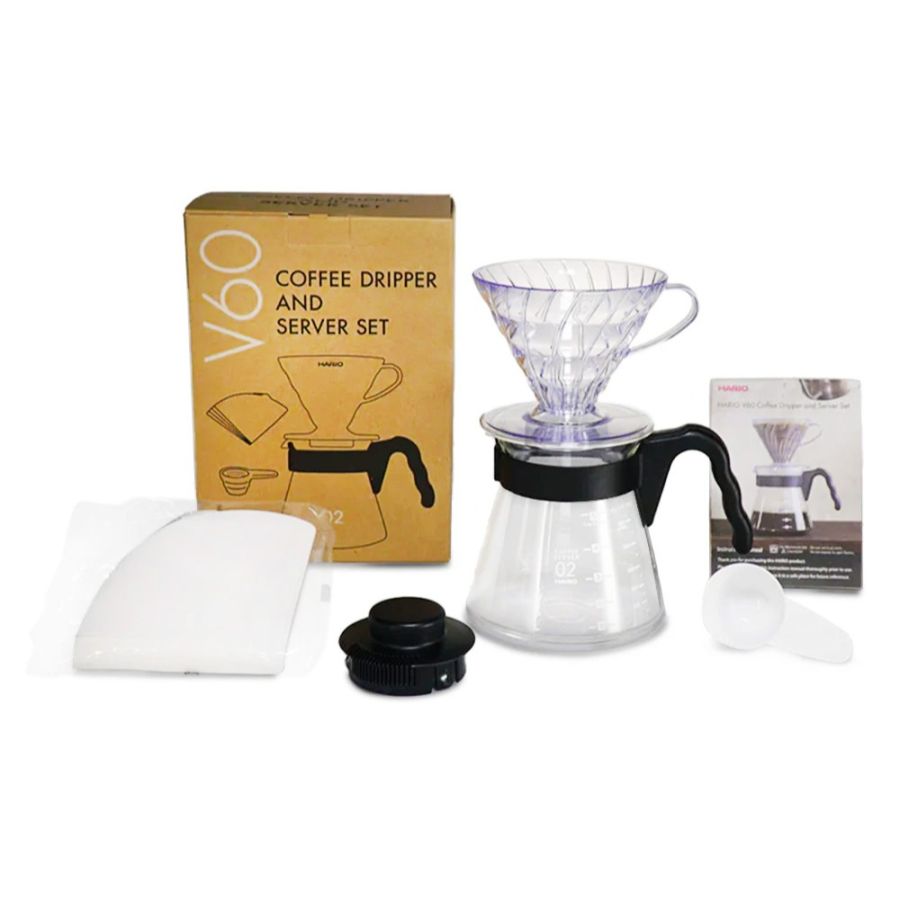 Hario V60-02 Coffee Dripper And Server kaffesæt 600 ml