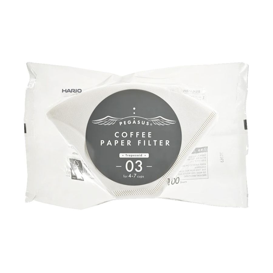 Hario Pegasus kaffefilter størrelse 03, 100 stk.