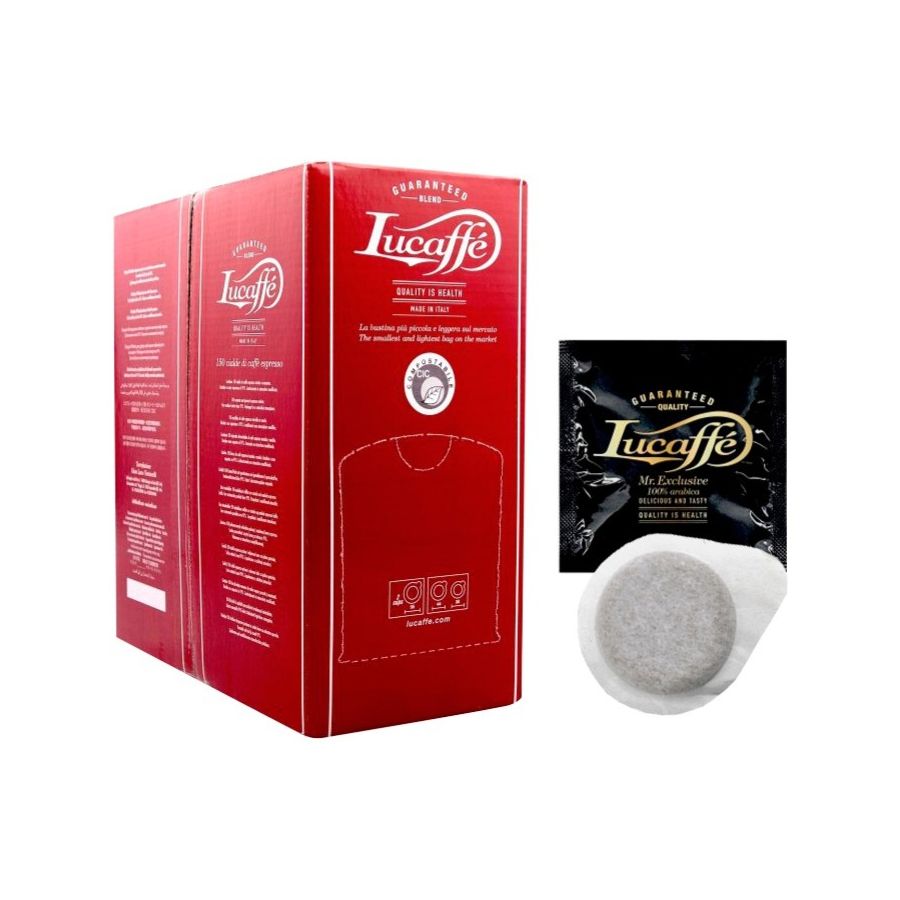 Lucaffé Mr Exclusive 100 % Arabica ESE espresso pods 150 stk