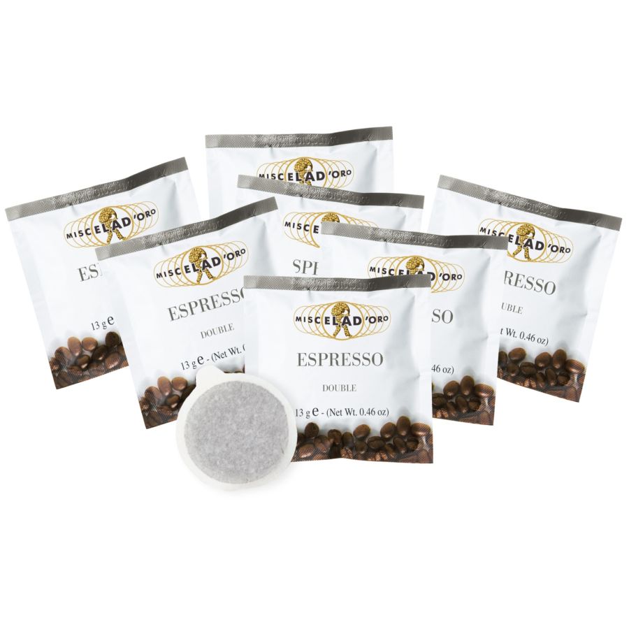 Miscela d'Oro Espresso Double dobbelt espresso kaffepuder 13 g, 100 stk.