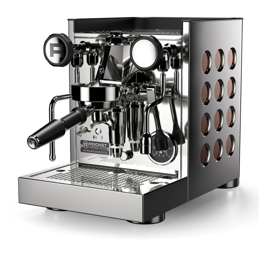 Rocket Espresso Appartamento TCA espressomaskine, stål/kobber