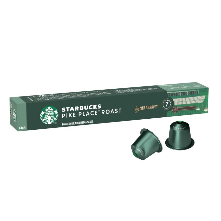 Starbucks Pike Place Nespresso-kompatible kaffekapsler 10 stk.