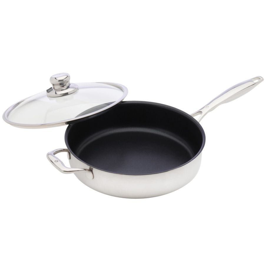 Swiss Diamond Nonstick Clad Induction sautepande med låg 28 cm