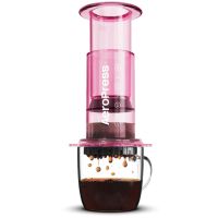 AeroPress Clear kaffebrygger, lyserød