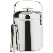 APS Chromed Ice Bucket + Ice Tong