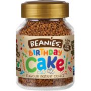 Beanies Birthday Cake smagsatte instant kaffe 50 g