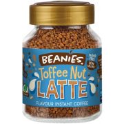 Beanies Toffee Nut Latte smagsat instant kaffe 50 g