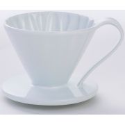 CAFEC Arita Ware Flower Dripper 1 kop, hvid