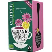 Clipper Organic Green Tea & Echinacea & Citrus 20 teposer