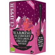 Clipper Organic Warming Cranberry & Cinnamon Infusion 20 teposer