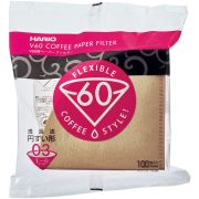 Hario V60 Misarashi størrelse 03 brune kaffefilterpapirer, 100 stk