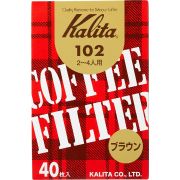 Kalita 102 ubleget kaffefilter, 40 stk