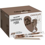 Sorbos spiselige sugerør, chokolade 200 stk.