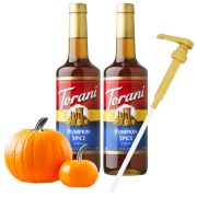 Torani Pumpkin Spice sirup 2 x 750 ml + pumpe